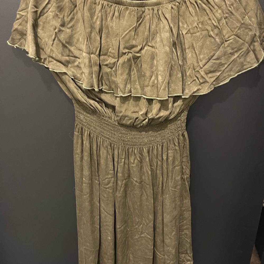Chaser Strapless Mini-Dress with Ruffle… - Picture 5 of 7